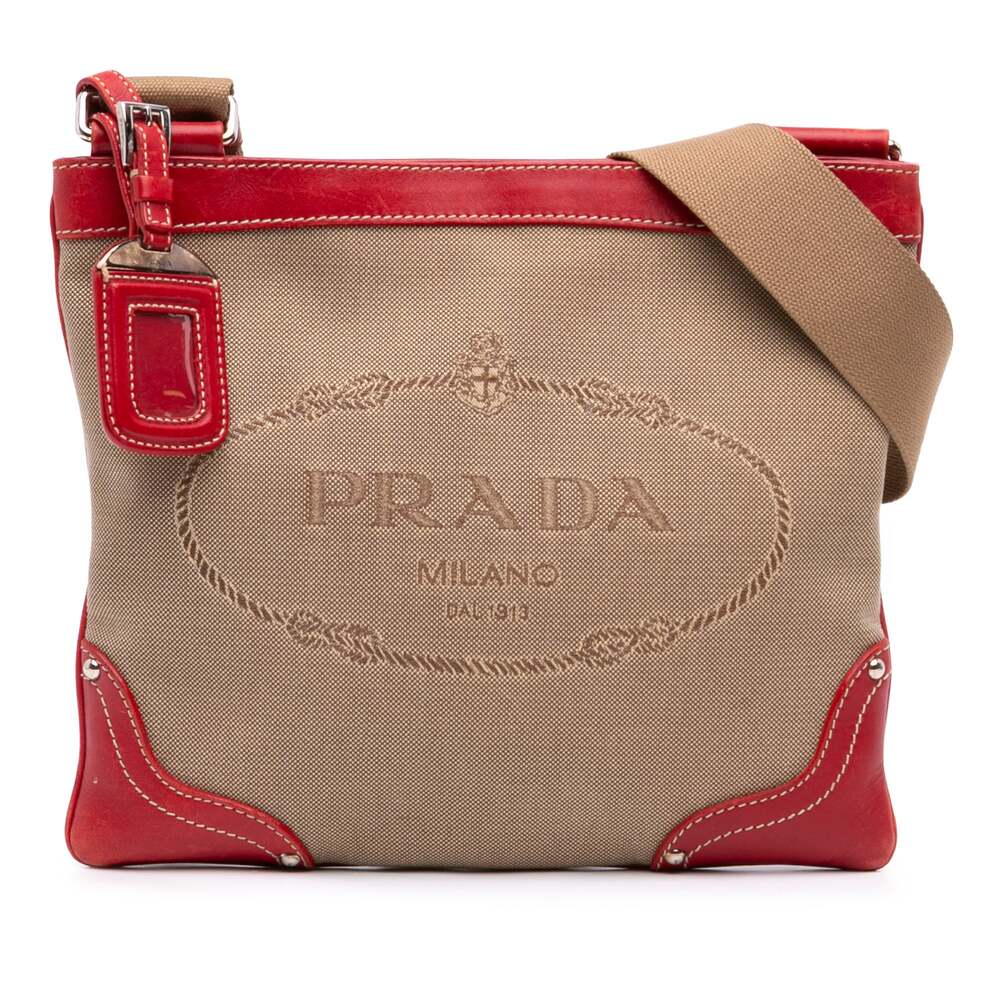 Prada Logo Convertible Tote Canvas With #326555P70B